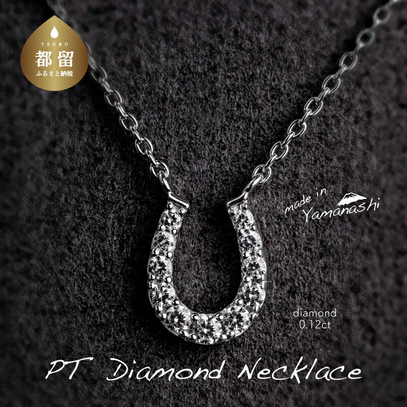【ふるさと納税】 ダイヤモンドネックレス　0.12ct（RP_MN-562）【リズプラス】｜ ダイヤ ダイヤモンド プラチナ ネックレス ペンダント ジュエリー アクセサリー ギフト プレゼント 鑑別書付 保証書付
