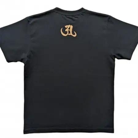手描きTシャツ 仏画 大日如来 金剛界 黒 (半袖 XLサイズ)【1662864】