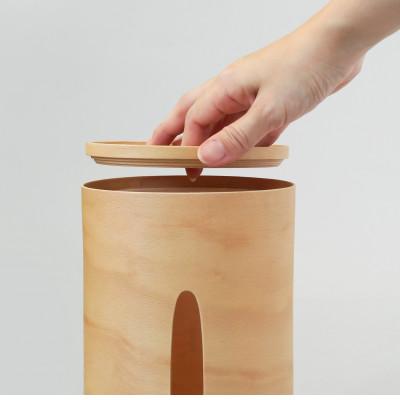 ふるさと納税 青森県 BUNACO　IB-T2391　ティッシュボックスSWINGスリム(ナチュラル) |  | 02