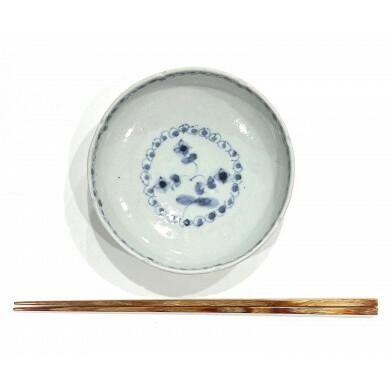 有田焼 工房禅 横田翔太郎 染付 すみれ 縁切深皿 初期伊万里 24to3 西富陶磁器 A12-137_イメージ5