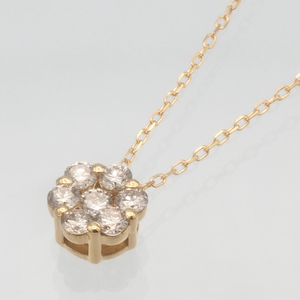 K18 0.30ct ダイヤモンド ペンダントネックレス　HH-019717 SWBT004-G