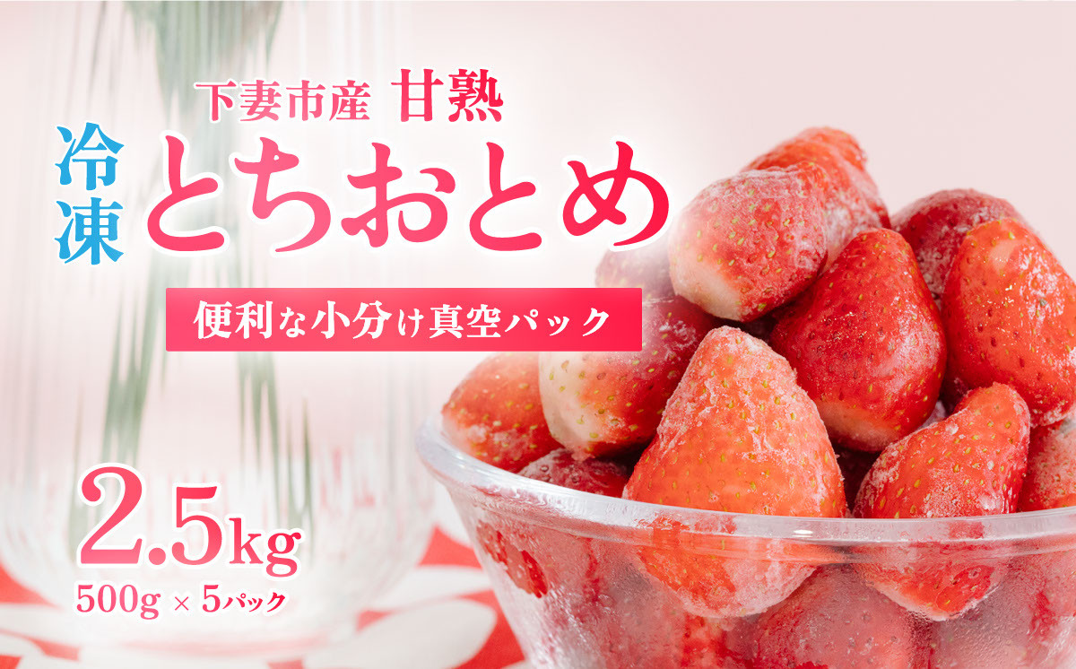 
【先行予約】【訳あり】 冷凍いちご 2.5kg (500g x 5) 甘熟 完熟【2025年4月ごろ発送予定】【凍眠冷凍】 Ben‘ｓ Berry 【いちご イチゴ 苺 とちおとめ 冷凍いちご 便利 甘熟 完熟 甘い ストロベリー 果物 フルーツ】
