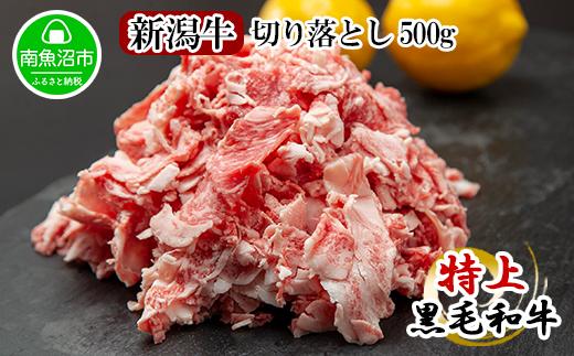 ES65 新潟牛 南魚沼産 にいがた 黒毛和牛 切り落とし 500ｇ