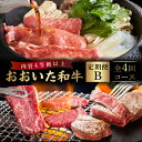 【ふるさと納税】定期便 おおいた和牛 定期便B 牛肉 ビーフ 黒毛和牛 国産 ブランド牛 食品 加工品 豊後牛 焼肉 すき焼き サーロイン 4等級以上 ステーキ おかず お弁当 おつまみ BBQ バーベキュー ご褒美 お祝い 記念日 お取り寄せ グルメ 大分県 別府市 送料無料