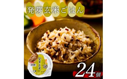 発芽玄米 ごはんパック 160g 24個 発芽 玄米 米 ごはん ご飯 こめ パックライス パックご飯 パックごはん ご飯パック パック ライス 備蓄 保存 非常 防災 電子 レンジ 温めるだけ レン