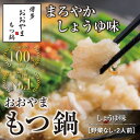 【ふるさと納税】博多もつ鍋おおやま　もつ鍋しょうゆ味　2人前【コープファーム】_HA0825 送料無料福岡県 宗像市 冷凍 60日 団らん ごぼう キャベツ ニラ 豆腐 鰹節 昆布 干し椎茸 だし 人気店 ちゃんぽん麺 国産牛 年間100万食