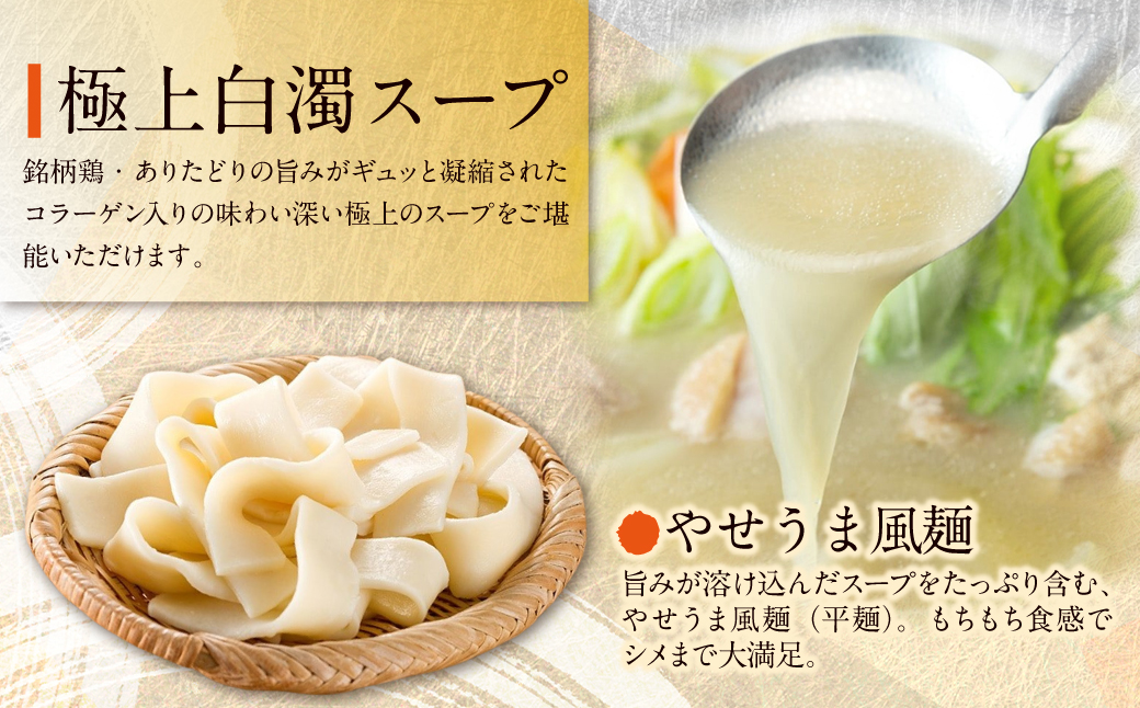 上田商店 ありた鶏水炊きセット（2～3人前） 2~3人前