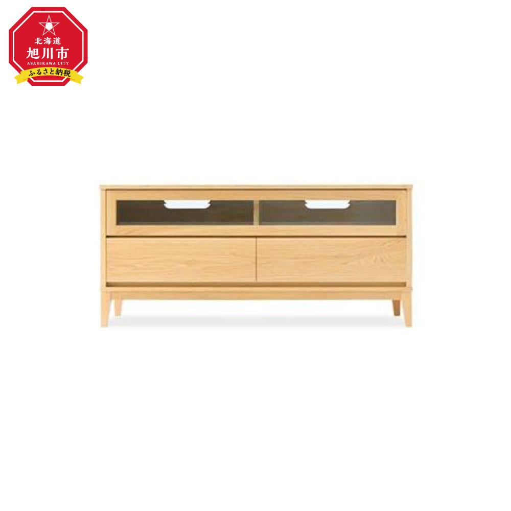 【ふるさと納税】旭川家具 MUKU工房オリジナル ムク TVボード 120 ナラ 【 国産 無垢 インテリア 木製 収納 ナチュラル テレビボード テレビ台 ローボード AVボード リビング 北海道 】 _03237 | インテリア ファニチャー 人気 おすすめ 送料無料