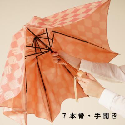 ふるさと納税 西桂町 婦人折たたみ傘ノルディック　ドットコラージュ(ピンク)槙田商店の傘職人が作る北欧テイスト日本製傘 |  | 02