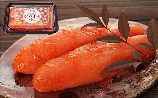 かねふく 170g 〈無着色〉辛子明太子（一本物）【明太子 めんたいこ かねふく 魚介類 家庭用 お取り寄せグルメ ご飯のお供 お取り寄せ お土産 九州 ご当地グルメ 福岡土産 取り寄せ グルメ 福岡県 筑前町 FF007】