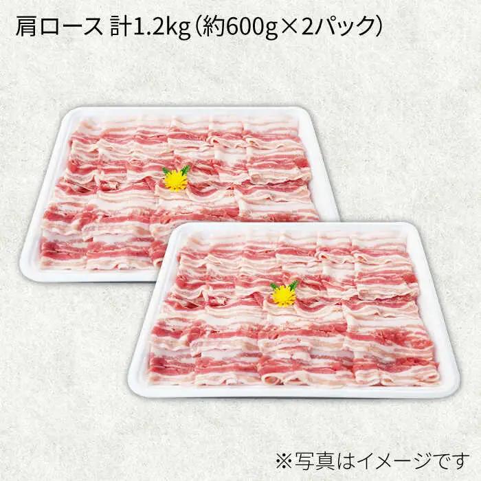3回定期便 大西海SPF豚 肩ロース しゃぶしゃぶ 計1.2kg 訳あり ＜大西海ファーム＞ [CEK092]  しゃぶしゃぶ
