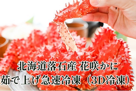【北海道根室産】花咲がに600g前後×2尾 B-20001