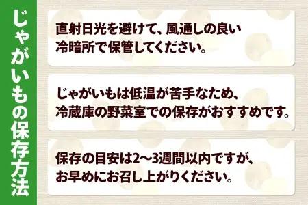 牧之瀬牧場 じゃがいも詰め合わせ 3kg 農薬不使用 3品種からおまかせ キタアカリ メークイン ワセシロ 北海道 弟子屈町 【ふるなび限定】3681