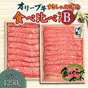 【ふるさと納税】オリーブ牛すきしゃぶ二昧食べ比べセットB 54000円