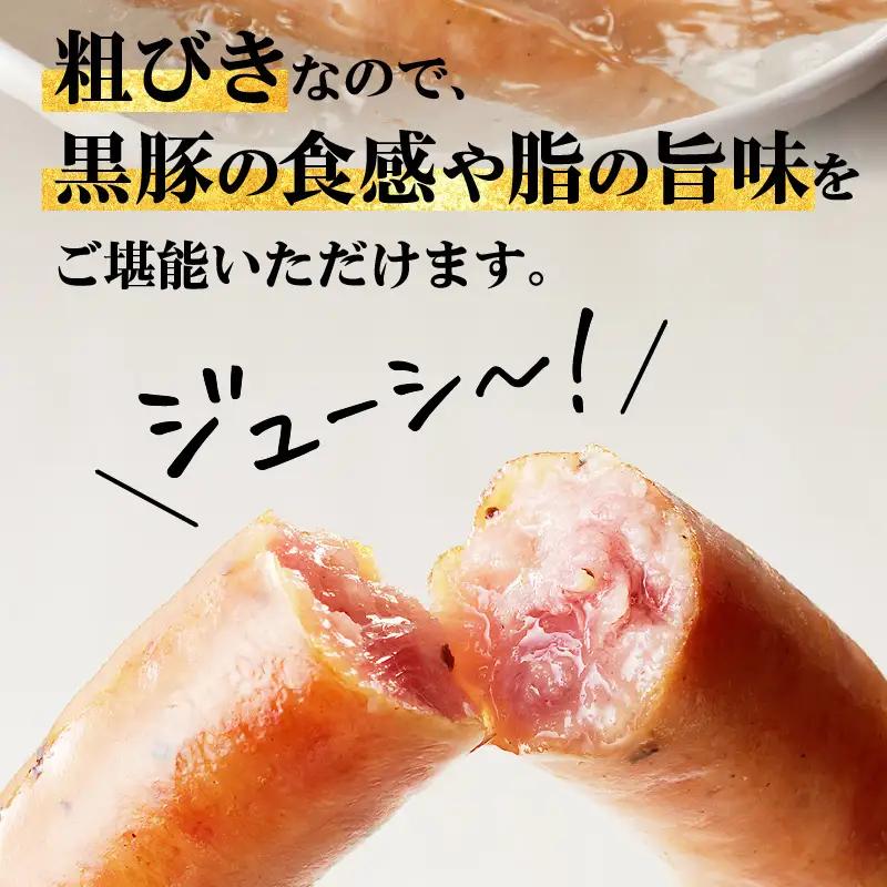 鹿児島黒豚ウインナー10P K161-016 肉 豚肉 惣菜 総菜 冷凍