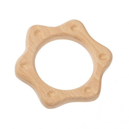 【ふるさと納税】木のおもちゃ MOCCO　森のベビートイ　ほし　木製玩具 対象年齢6ヶ月から