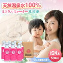 【ふるさと納税】【全6回定期便】天然温泉水RYUSEKI 500ml×24本−ペットボトル 日田市 / 株式会社竜石[ARCD006]