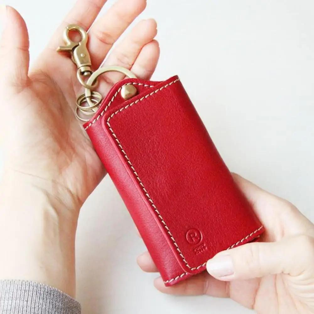 ＜カラー選択可能＞スリムフィットインキーケース【福岡市内製造】 チョコ