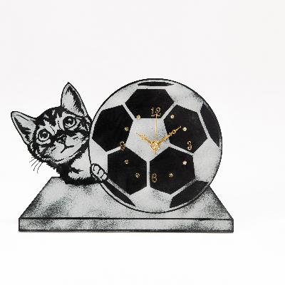 ふるさと納税 大月市 beautiful watch　ねこC(置き時計)