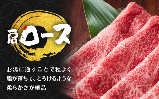 くまもと 黒毛和牛 しゃぶしゃぶ セット 合計300g ( お肉ソムリエ 開発 橙ポン酢 付 ) ソムリエ セレクト 肩 ロース 焼き肉 やき肉 ポン酢 付 本場 熊本県 ブランド 牛 肉 くまもと 