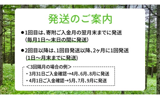 【 6回 隔月 定期便 】 嬬恋の 天然水 ラベルレス 310ml × 30本 入 × 1箱 × 6回 水 ミネラルウォーター 定期 飲料水 6回定期便 180本 通販 備蓄 ローリングストック 備蓄
