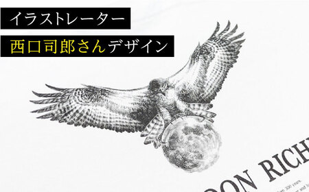 HAWK MOON RICHEモノクロTシャツ （ブラック・ホワイト各１枚計2枚セット/ユニセックス） Lサイズ[AOBQ013] Tシャツ トップス カットソー  Tシャツ トップス カットソー  