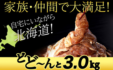 味付ラムジンギスカン3㎏ ≪肉の山本≫