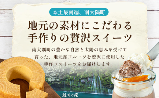 【2026年3月中旬から発送】 だいたんな！恋するショコラ & バウムセット(だいたんなショコラ6個＋≪極≫たんかんバウム）SH-4| たんかん ソース ムース チョコレートムース ショコラ贅沢 スイ