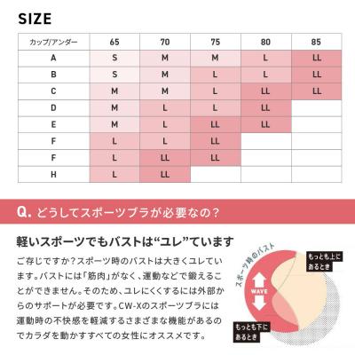 ふるさと納税 京都市 【ワコール】CW-X スポーツゆれケアブラ ブラック メッシュ(Lサイズ)ブラック |  | 03