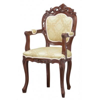 ふるさと納税 海南市 フランシスカチェア肘付　ブラウン