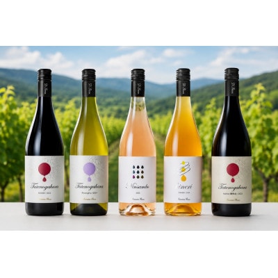 【ワインコンクール受賞】Domaine Beau 「南砺市産のぶどう」立野原ワイン5本セット【配送不可地域：離島】