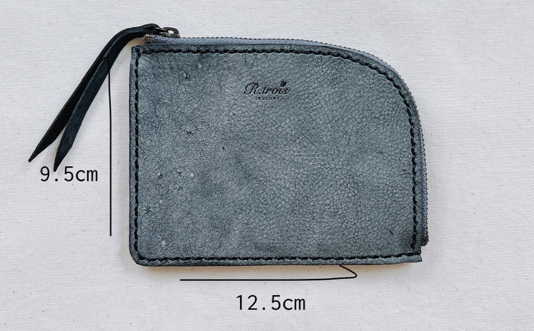 ＜選べるカラー＞ イタリアンレザー L字ファスナー ウォレット