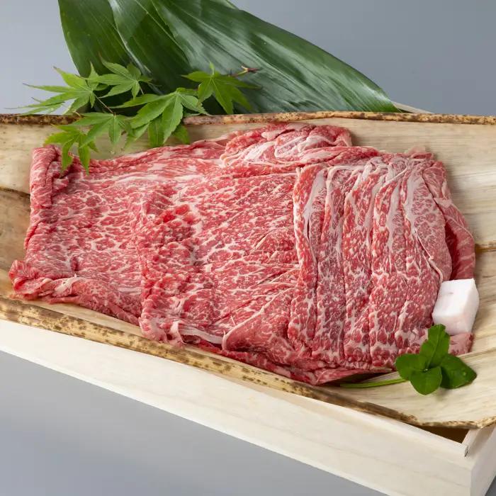 包装対応可【A-6562】実生庵 桐箱入り 近江牛 A５等級 赤身 モモ すき焼き用 １ｋｇ［高島屋選定品］