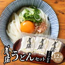 【ふるさと納税】【レビューキャンペーン中】養生麺うどん詰合せ 12袋入り - 木城町名物 養生麺(ようじょうめん) 生麺 細うどん ざるうどん 粉末スープ 出汁付き 食物繊維を含んだヘルシーな麺 のどごし モチモチ ツルッ 詰め合わせ 送料無料【宮崎県木城町】