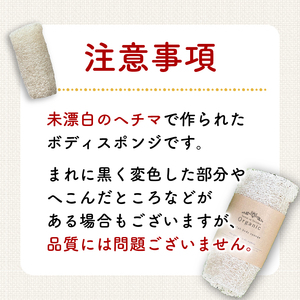 ヘチマたわし (Lサイズ) 未漂白 たわし ボディスポンジ 有機JAS認定農園