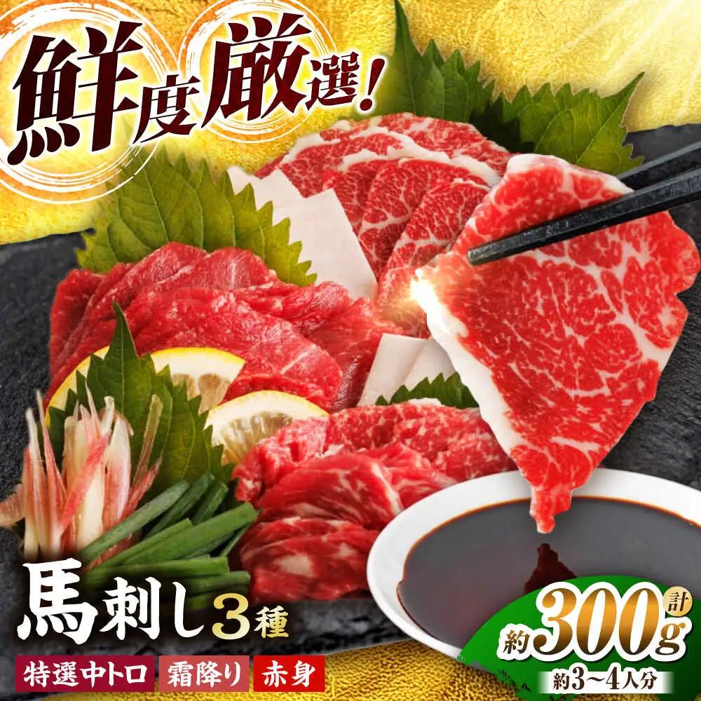 馬刺し バラエティセット 3種類 熊本馬刺し[ZBL014]