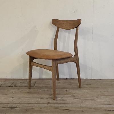 ふるさと納税 富田林市 Cordial Dining Chair ブラウンフレーム オイルレザー キャメル【SWOF】 |  | 03
