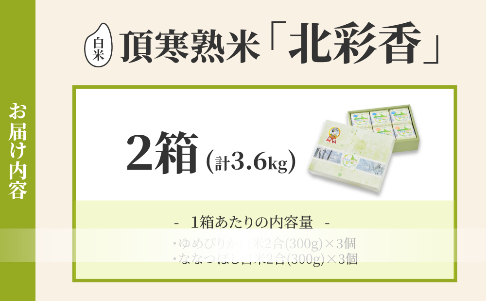 令和8年産 妹背牛産 頂寒熟米 【北彩香(ゆめぴりか・ななつぼし)】2027年1月発送