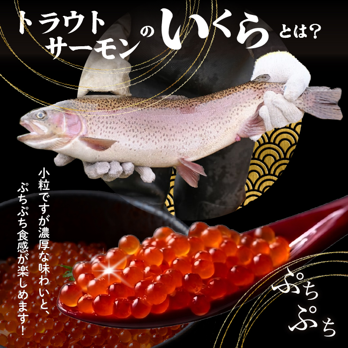 ぴっぷサーモン イクラ醤油漬け 480g(80g×6個)【にじます工房】 サーモン ニジマス トラウトサーモン 鱒 ますいくら 鱒いくら イクラ いくら しょうゆ漬け 魚卵 鱒卵 養殖 小分け 便利 