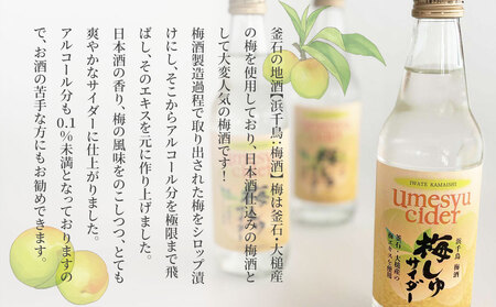 fn-10-043 梅しゅサイダー 340ml×24本 振興開発