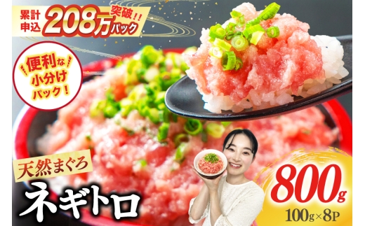 【9月発送】ネギトロ 8パック (計800g) レビューキャンペーン