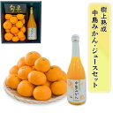 【ふるさと納税】【11月中旬頃より発送】 中島みかん・中島みかんジュースセット（先行予約 みかん 蜜柑 ジュース 国産 柑橘 甘い 中島 愛媛 松山 ）フジ・アグリフーズ