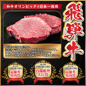 飛騨牛　霜降り・赤身ブロック肉　食べ比べ　約1kg(各約500g)【冷蔵便】A4～A5　黒毛和牛_肉 ステーキ 牛肉 ビーフステーキ_【配送不可地域：離島】【1530629】