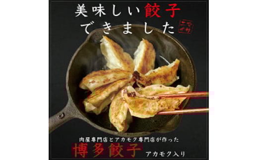 【翌営業日までに発送】博多餃子アカモク入り 80個【マサエイ水産加工】_HA0581