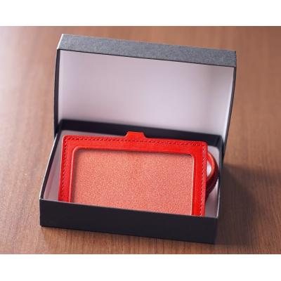 ふるさと納税 三宅町 IDネーム ホルダー 栃木レザー 牛革 日本製 レザー 天然皮革 人気 実用的 ギフト:ブルー |  | 02