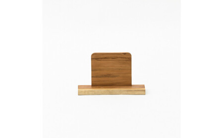 レコードスタンド 幅33cm 奥行き9cm 高さ19.5cm チーク無垢材