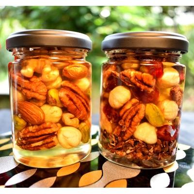 ふるさと納税 海南市 ナッツの蜂蜜漬け　峠プレミアム2種セット【萌(MOE)】【爛(RAN)】　 |  | 01