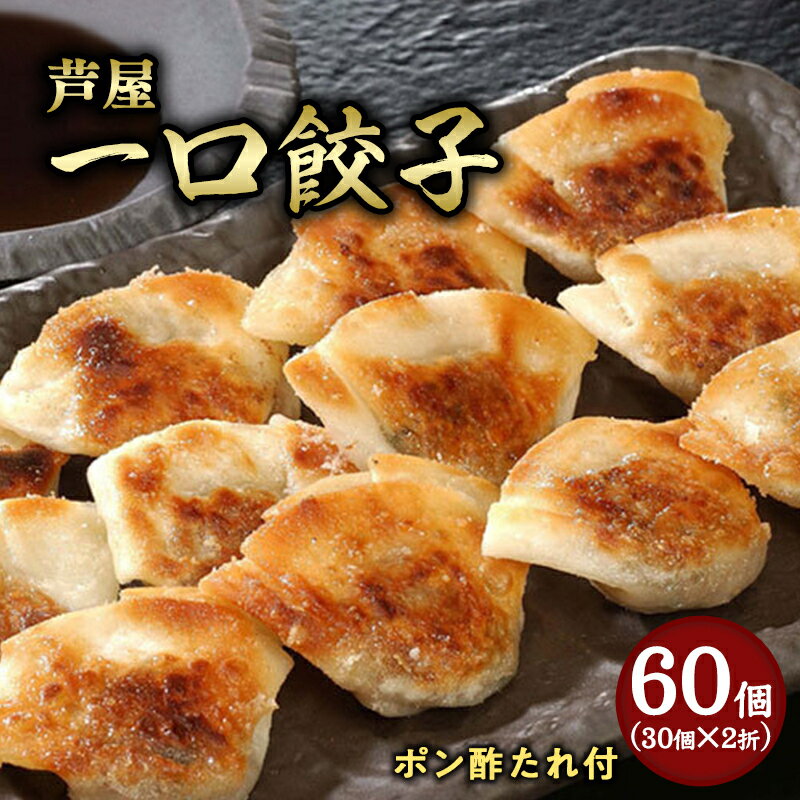 【ふるさと納税】【兵庫県芦屋市】【ふるさと納税】芦屋一口餃子「壱心」2折セット【冷凍 ぎょうざ ギョザ 中華 点心 惣菜 ギフト お中元 お歳暮】　 加工品 冷凍餃子 薄皮 あっさり おかず つまみ 夕飯