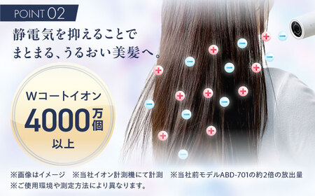 ワンダム プラズマケア ヘアドライヤー BLOW+ ホワイト[AOER004]ヘアドライヤー