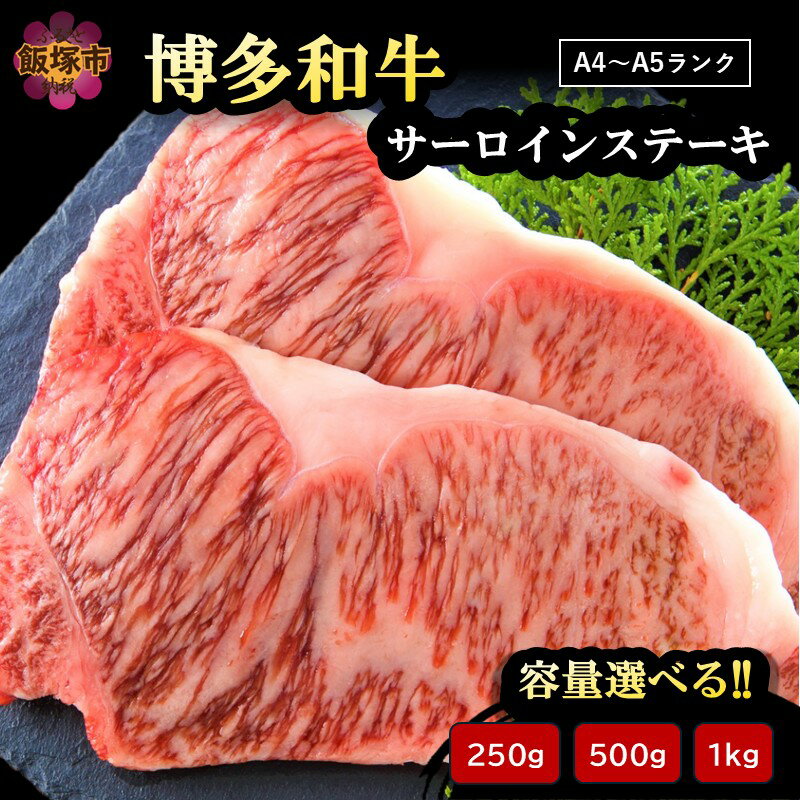 【ふるさと納税】＼内容量が選べる／博多和牛サーロインステーキ 250g 500g 1kg